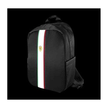 FERRARI BACKPACK PISTA WITH USB CONNECTOR BLACK